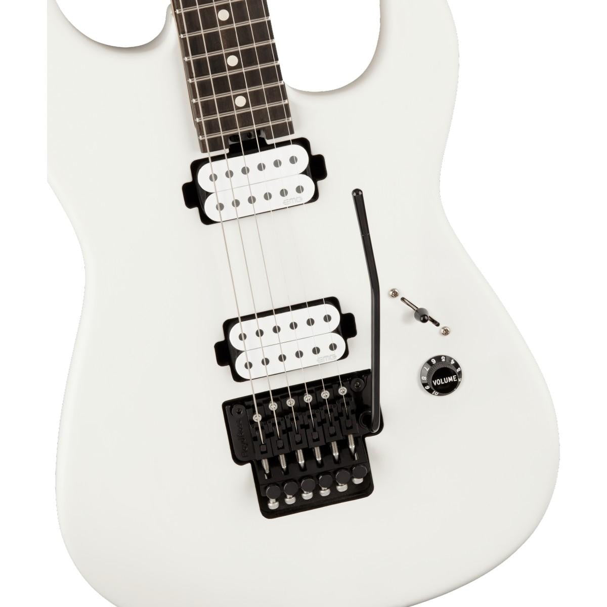 Charvel Jim Root Signature Pro-Mod San Dimas® Style 1 HH FR E, Ebony Fingerboard, Satin White