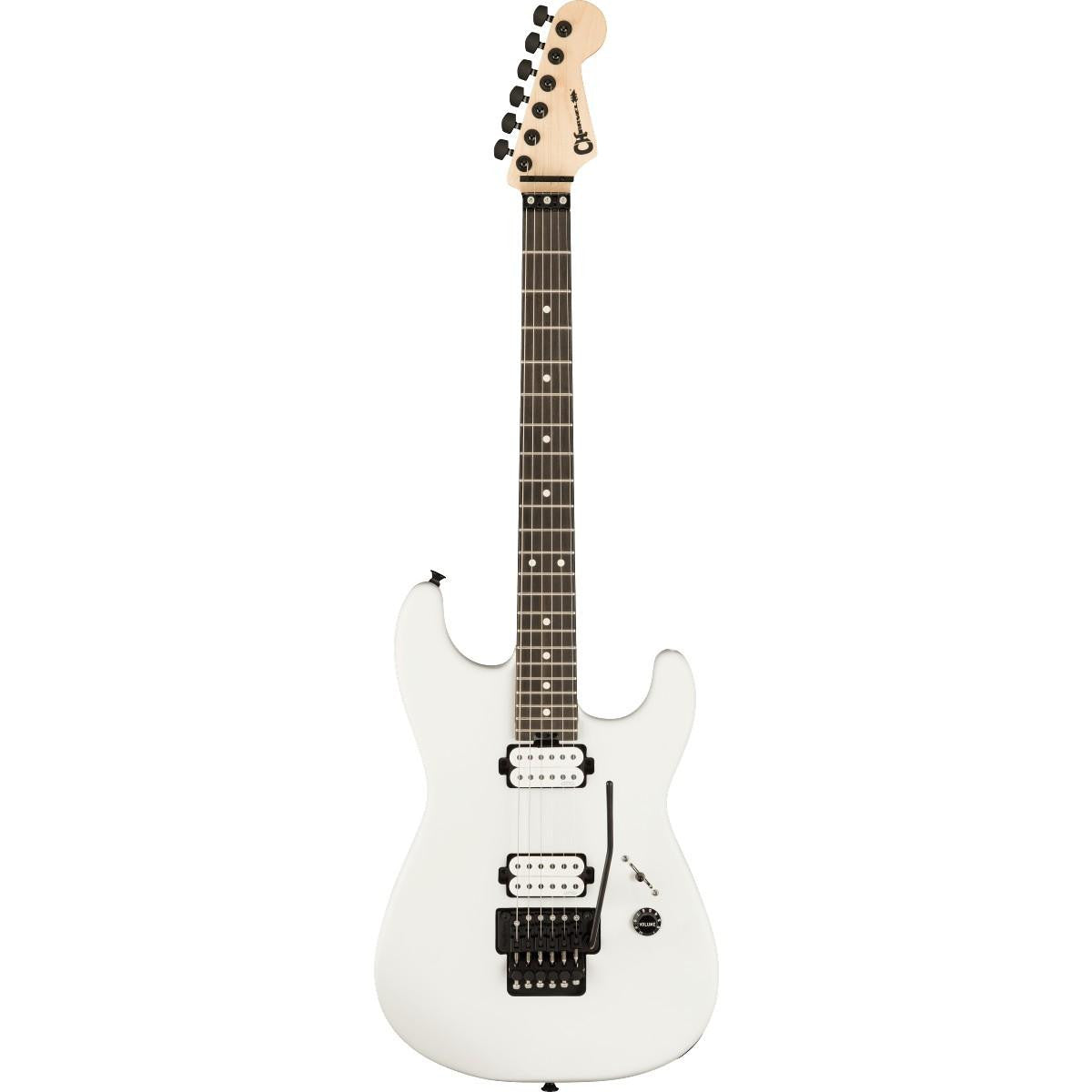 Charvel Jim Root Signature Pro-Mod San Dimas® Style 1 HH FR E, Ebony Fingerboard, Satin White