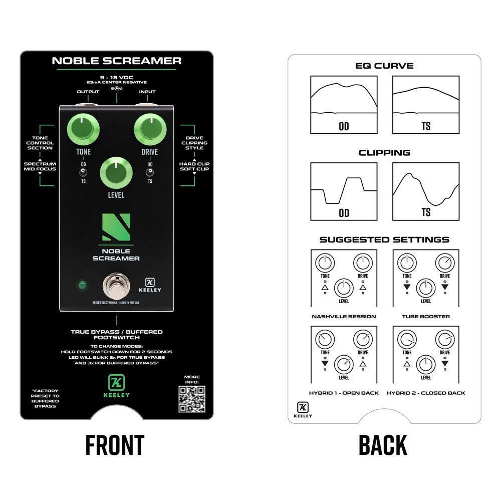 KEELEY Noble Screamer Overdrive and Boost