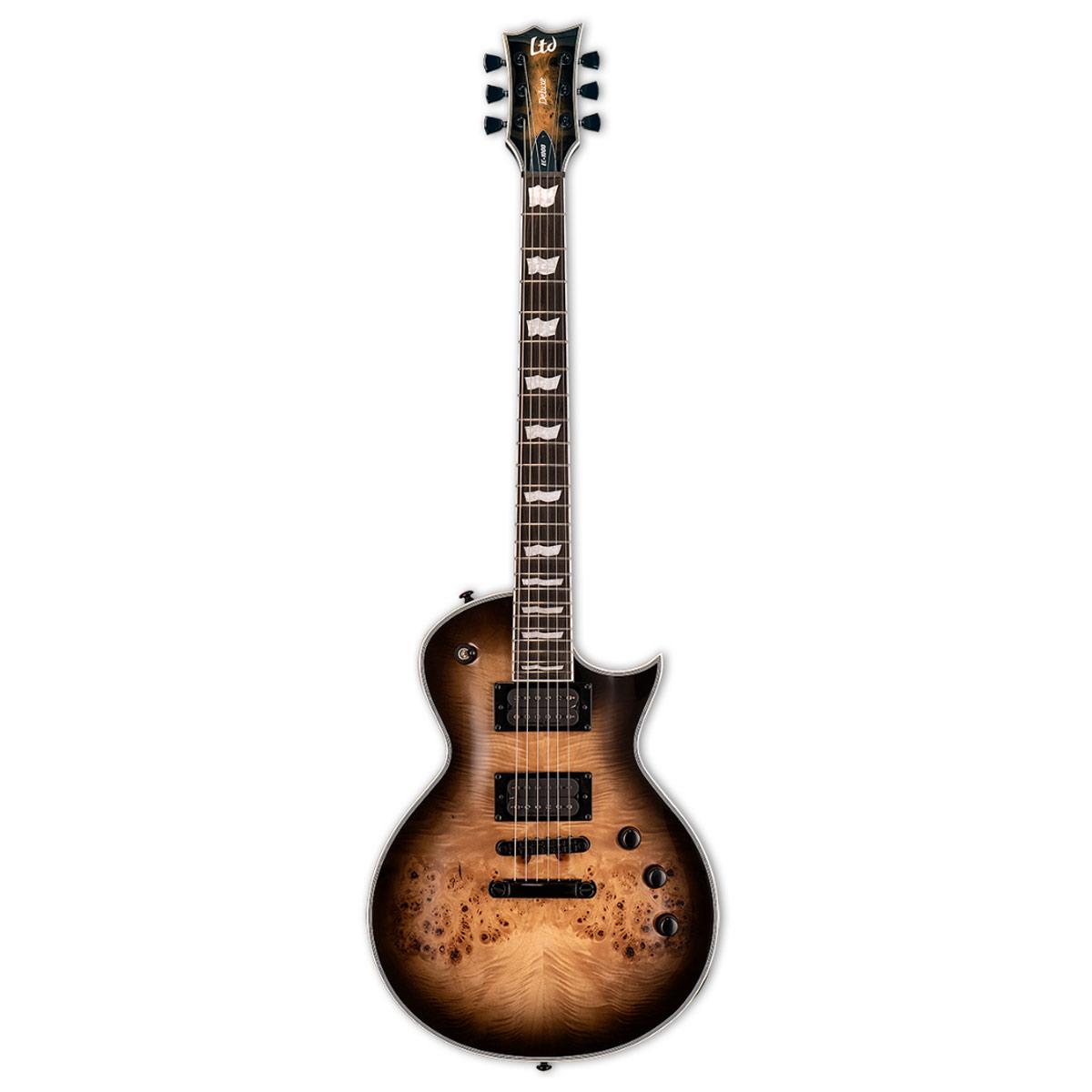 ESP Guitars LTD EC-1000 Burl Poplar top, Black Natural Burst(N'est plus disponible)