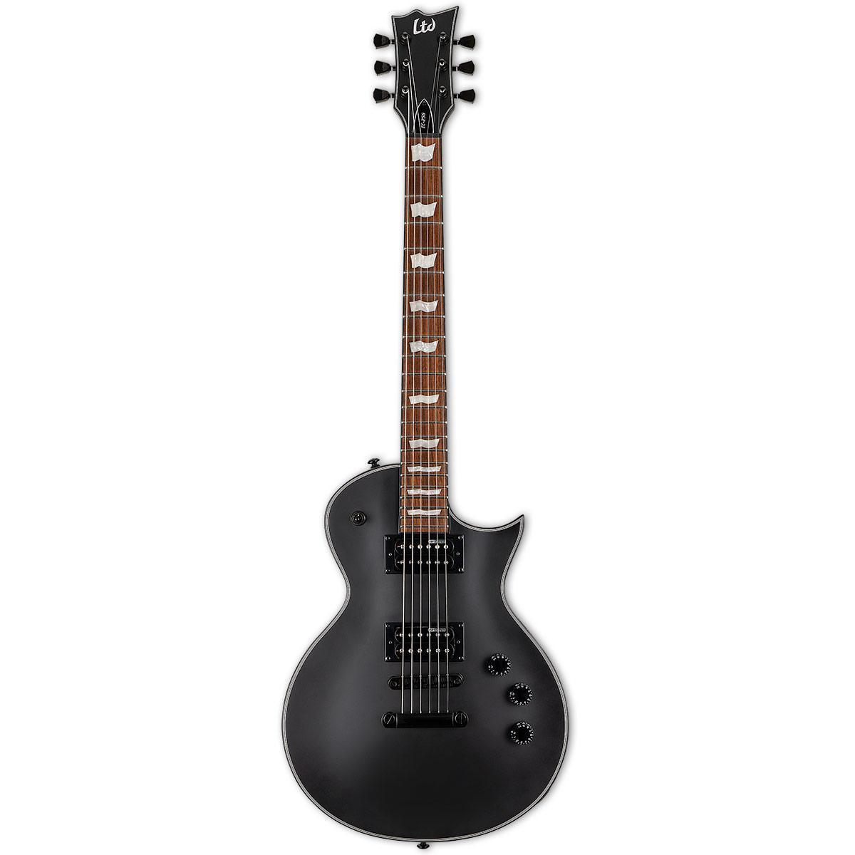 ESP LTD LEC256BLKS Electric Guitar with ESP Designed Pickups - Black Satin(N'est plus disponible)