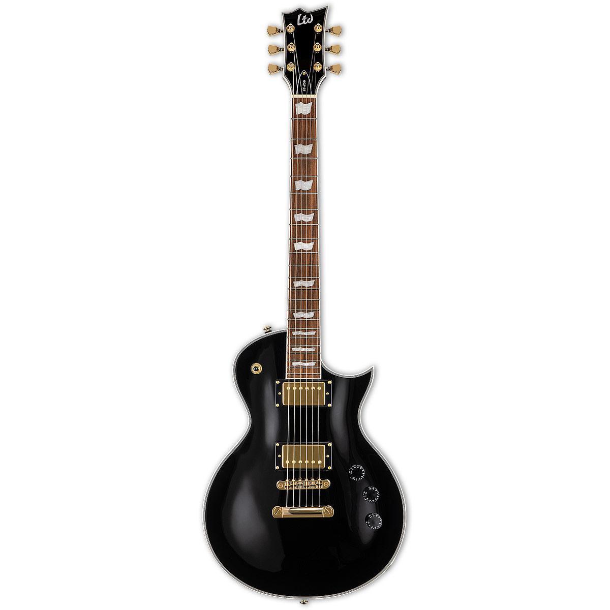 ESP LTD LEC256BLK SINGLE CUT Set-Neck Electric Guitar - Black