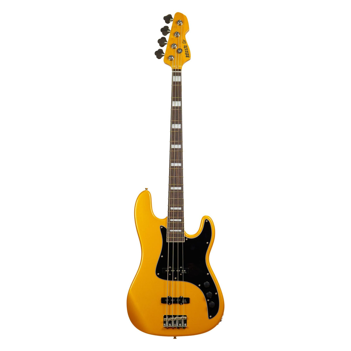 MARK BASS MB GV 4 Gloxy Bass Guitar Metallic Yellow CR RW (Passive)