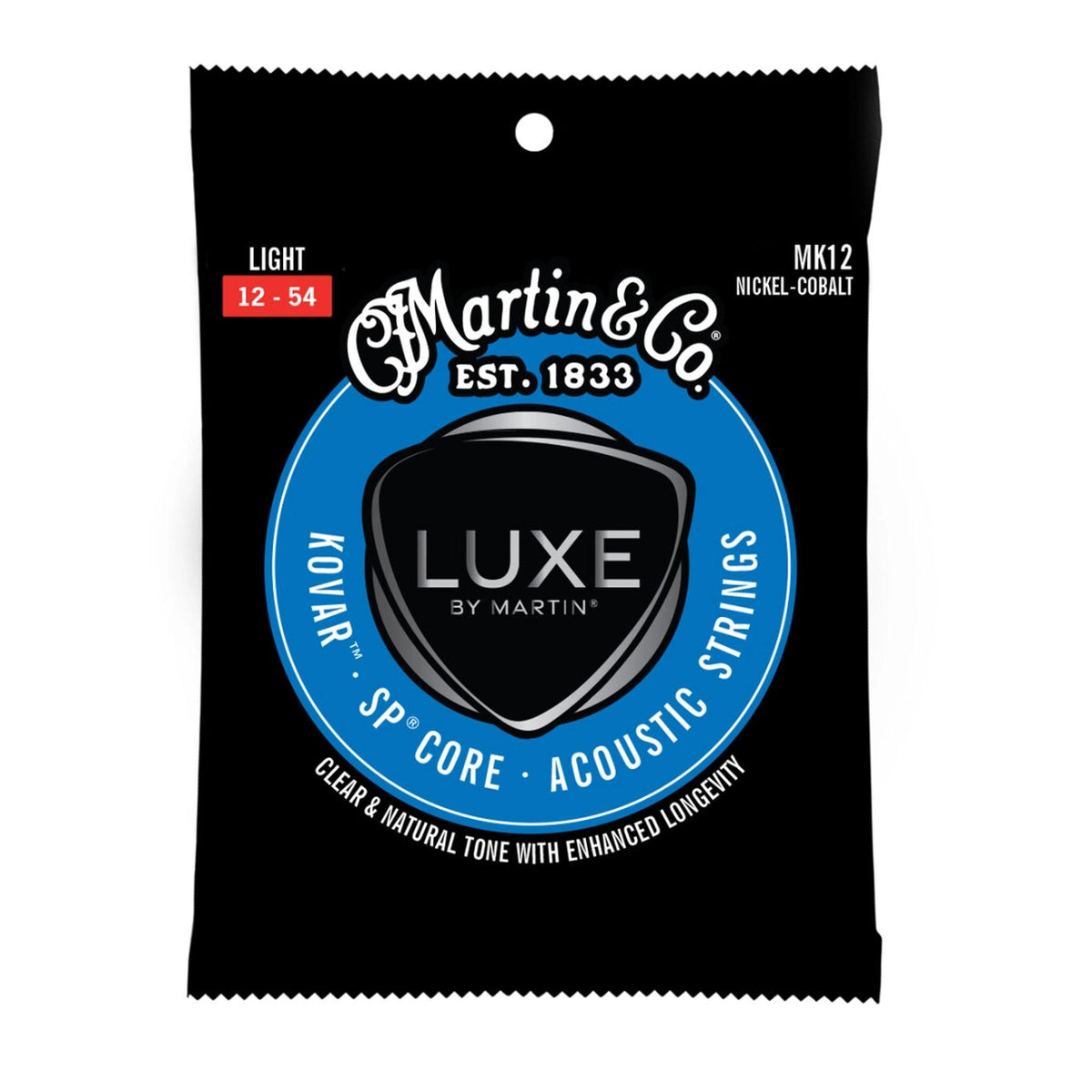Martin Guitars Luxe by Martin Kovar Acoustic Strings - Light .012-.054