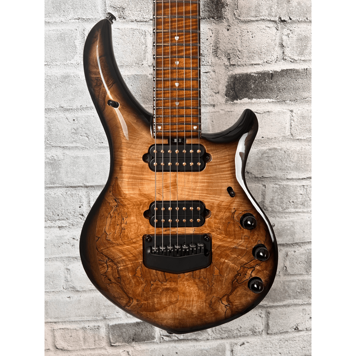 Ernie Ball Music Man Signed John Petrucci Limited-edition Maple Top Majesty 7-string Electric Guitar - Spice Melange