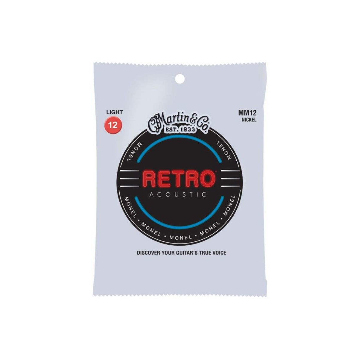 Martin MM12 Retro Monel Custom Light String Set 12-54