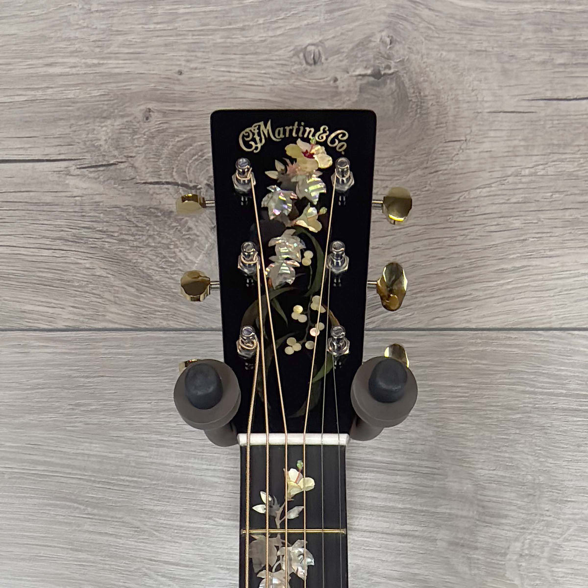 MARTIN O'ahu K-42 Hibiscus Custom & Special Editions, K-12 Fret, Acoustic, Dark Toasted Burst