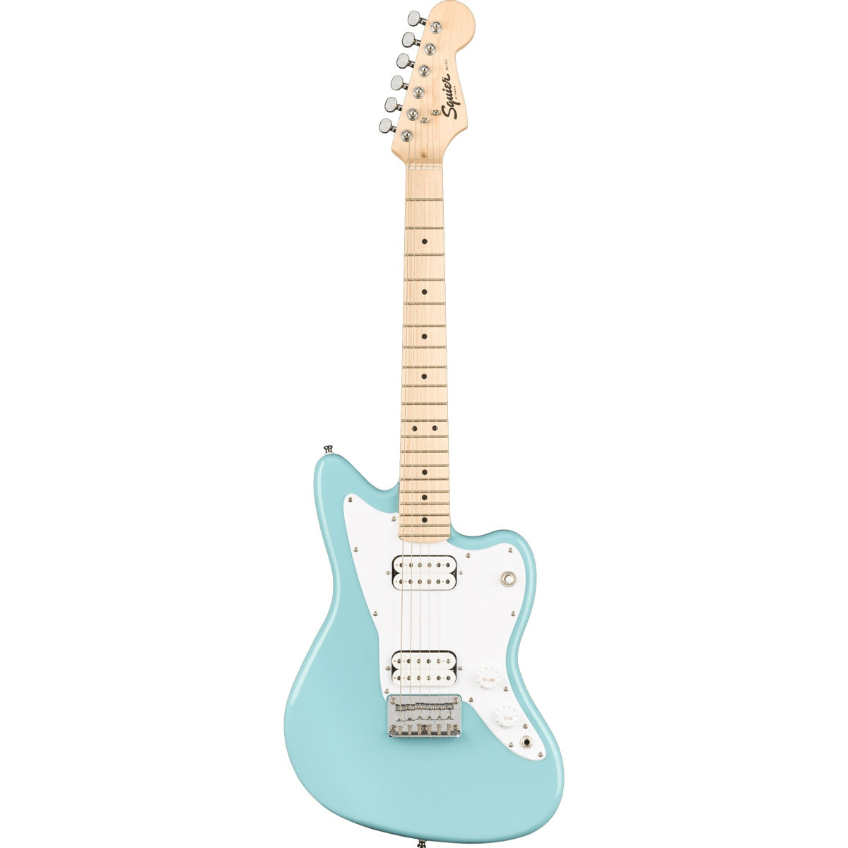 Squier Mini Jazzmaster HH, Maple Fingerboard - Daphne Blue