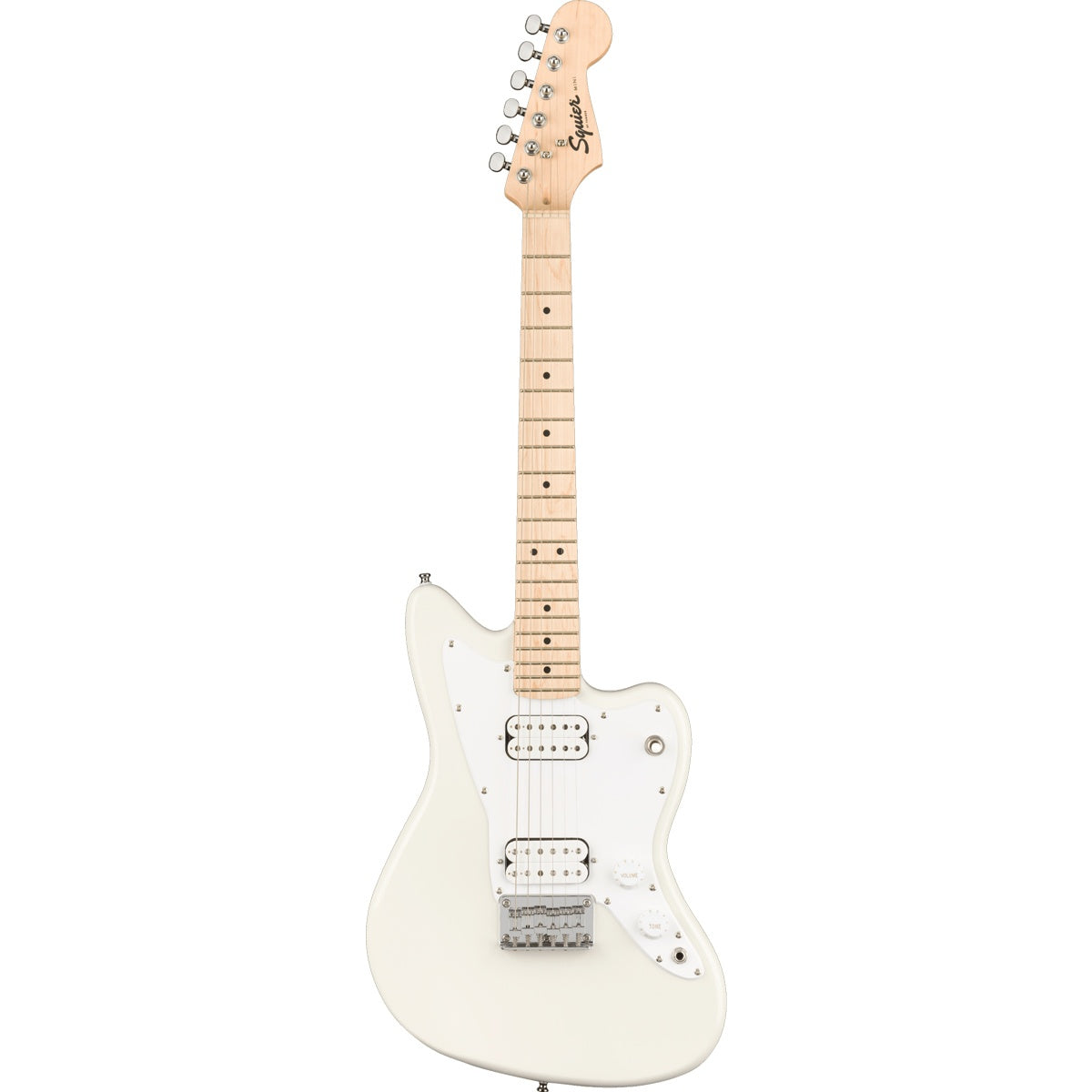 Squier Mini Jazzmaster HH, Maple Fingerboard - Olympic White