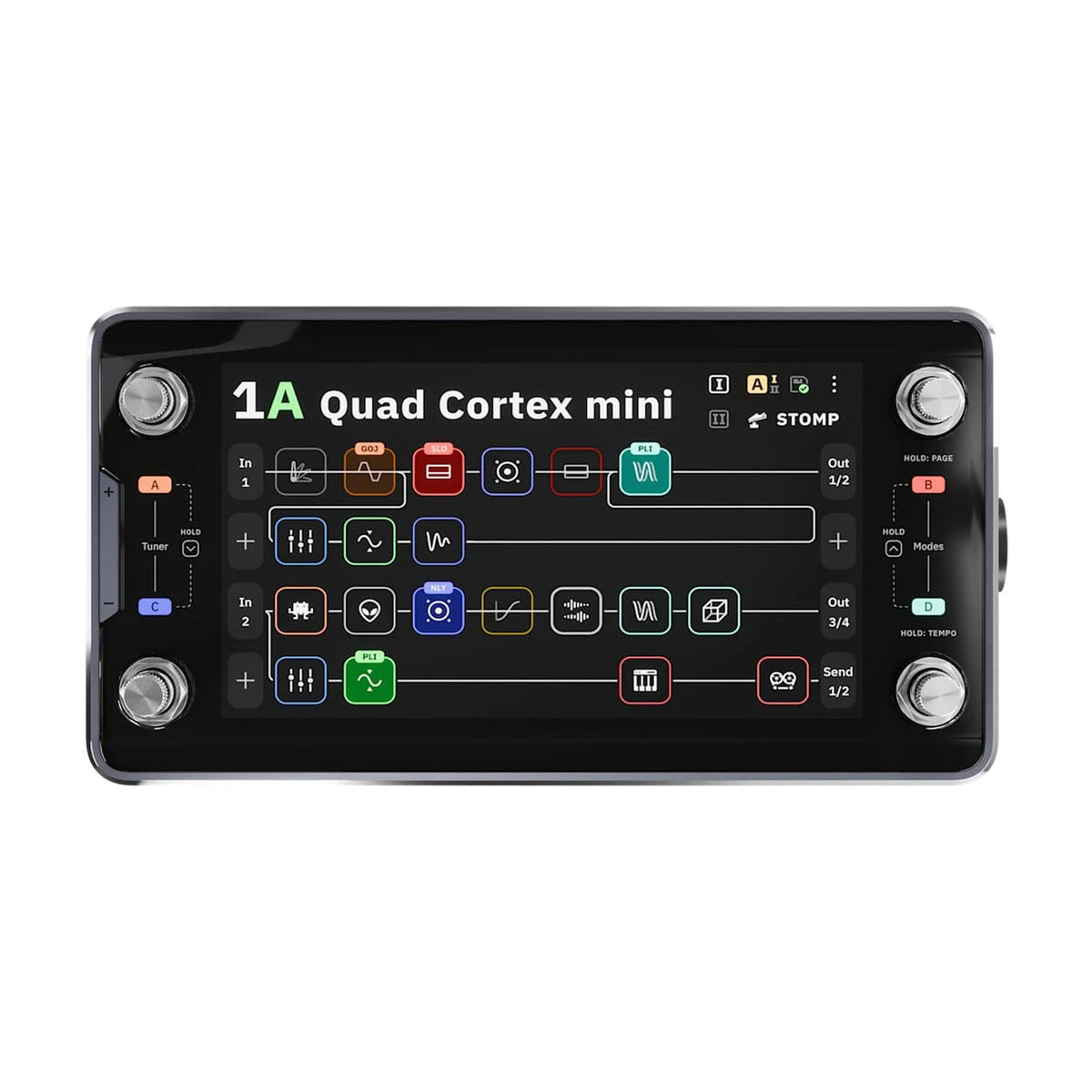 NEURAL DSP Quad Cortex® Mini – Modélisateur d’amplis au sol à processeur quadricœur