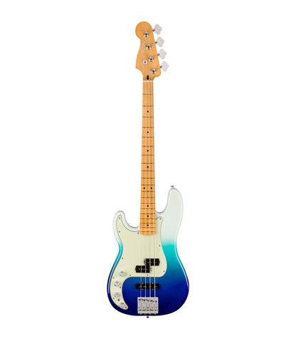 Fender Player Plus Precision Bass, Gaucher, Maple Fingerboard - Belair Blue