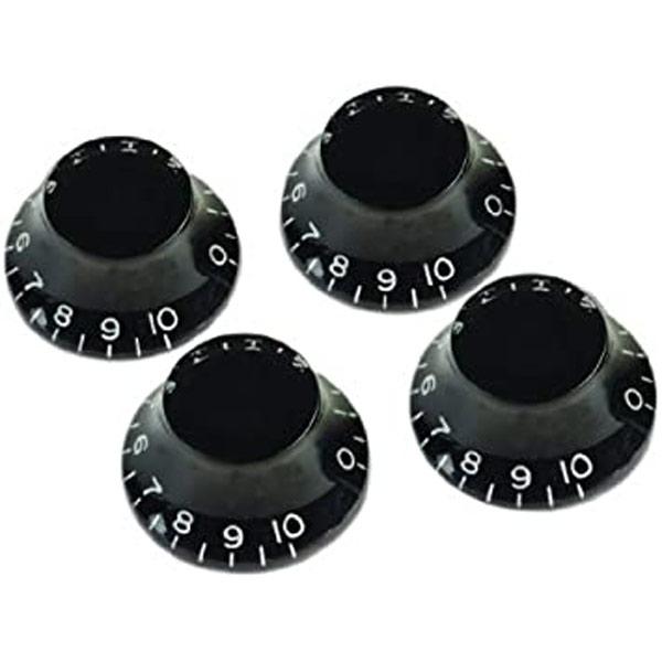 Gibson Top Hat Knobs - 4 pack, Black