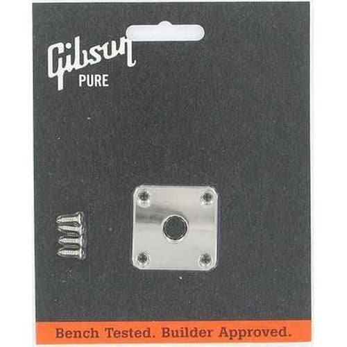 Gibson Metal Jack Plate - Nickel