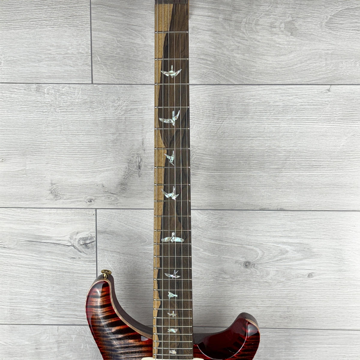 PRS 40th Anniversary Custom 24-08 Semi-Hollow Limited Edition, Charcoal Cherry Burst