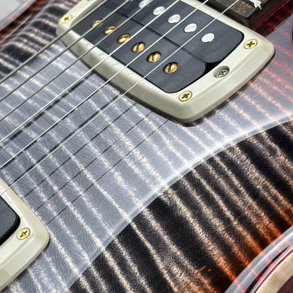 PRS 40th Anniversary Custom 24-08 Semi-Hollow Limited Edition, Charcoal Cherry Burst