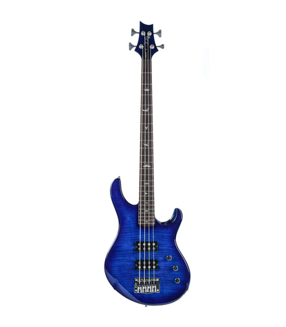 PRS GUITARS SE KINGFISHER BASS, Faded Blue Wrap Around Burst