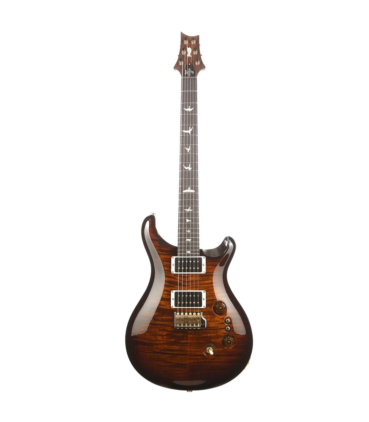 PRS 35th Anniversary Custom 24 with Pattern Regular Neck - Black Gold Burst