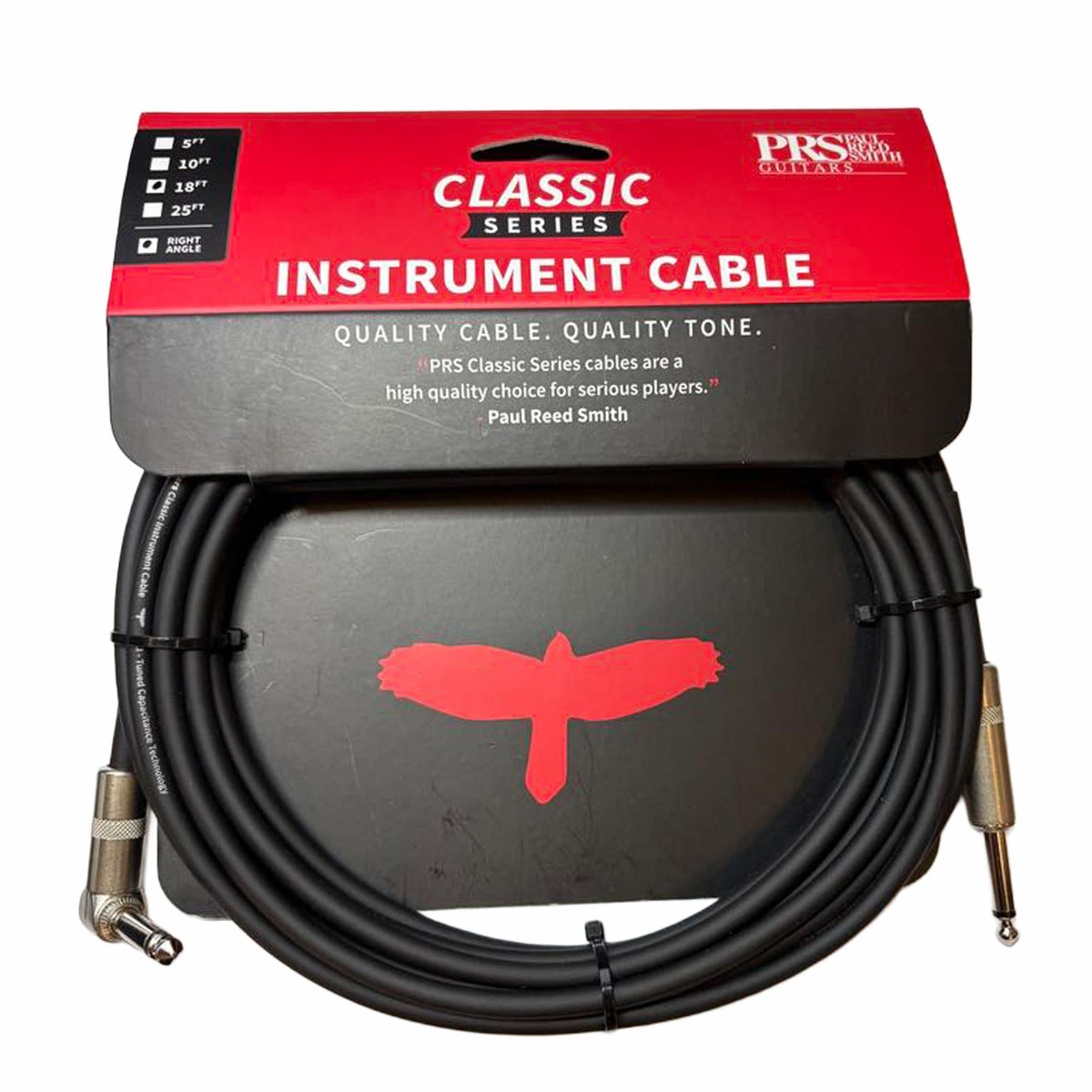 PRS Paul Reed Smith 18ft Classic Instrument Cable PRSG-18R - Angle/Straight