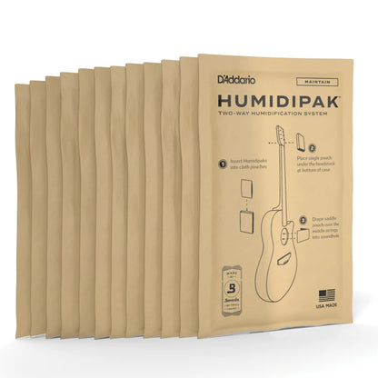 D'Addario Paquet de 12 de remplacement pour humidification bidirectionnelle