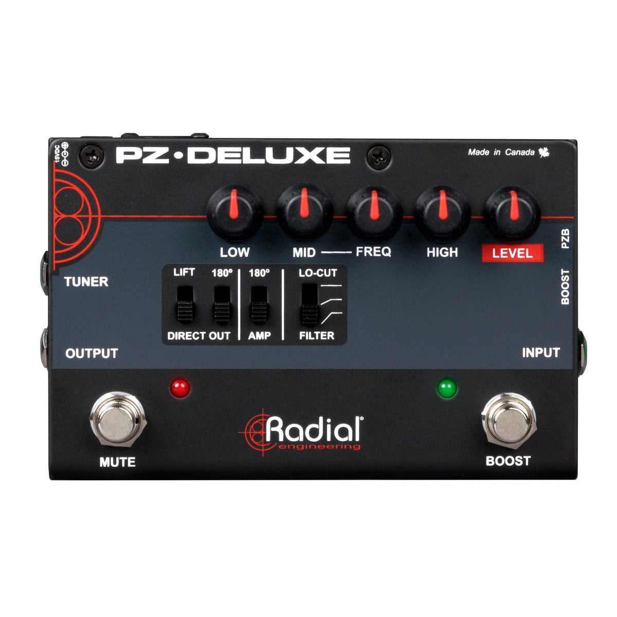 RADIAL PZ-Deluxe Acoustic Preamp