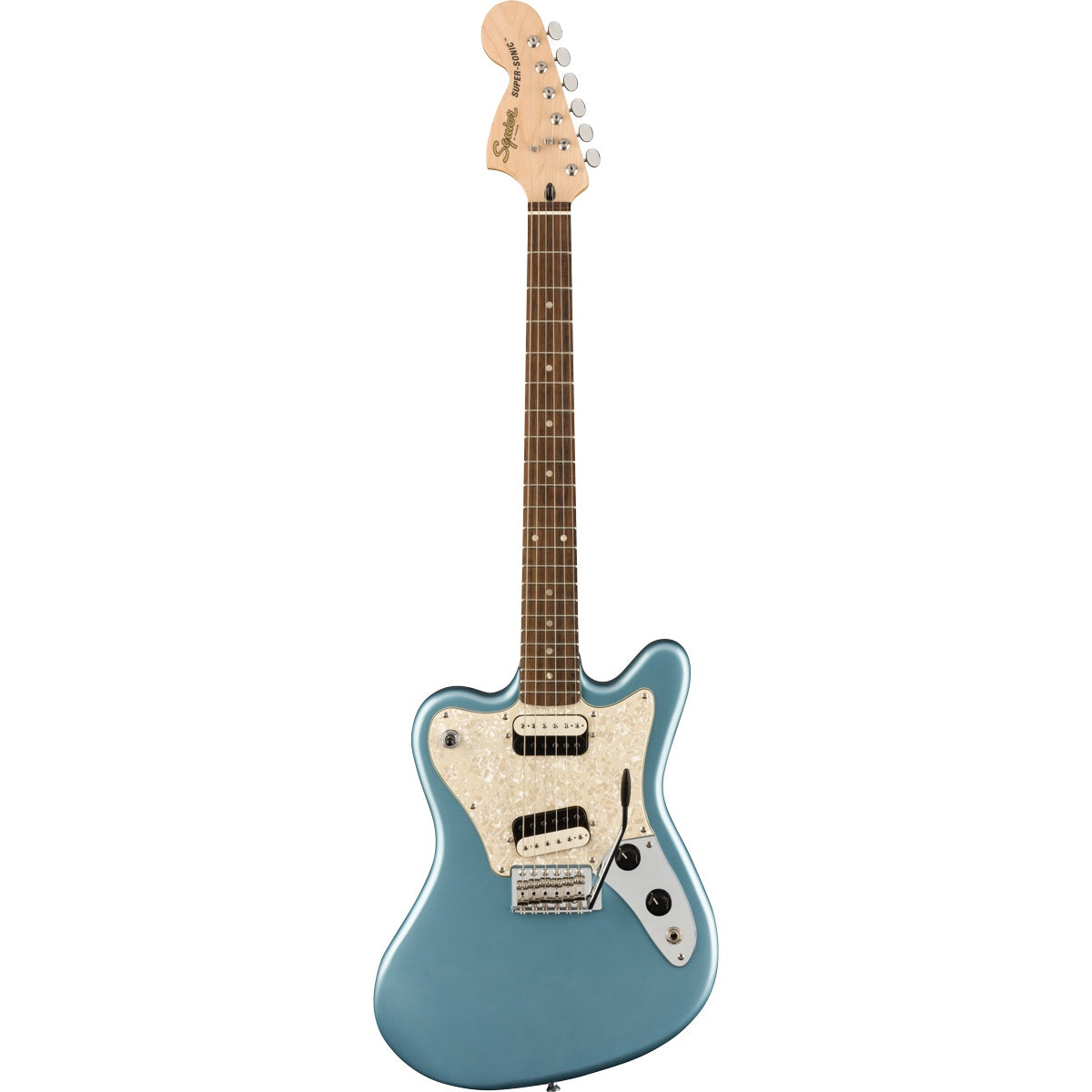 Squier Paranormal Super-Sonic, Laurel Fingerboard - Ice Blue Metallic