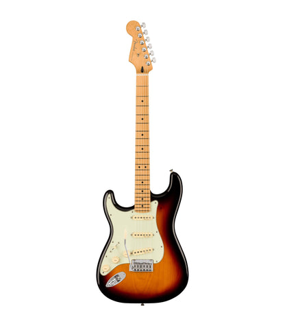 Fender Player Plus Stratocaster, Left-Hand, Maple Fingerboard - 3-Colour Sunburst
