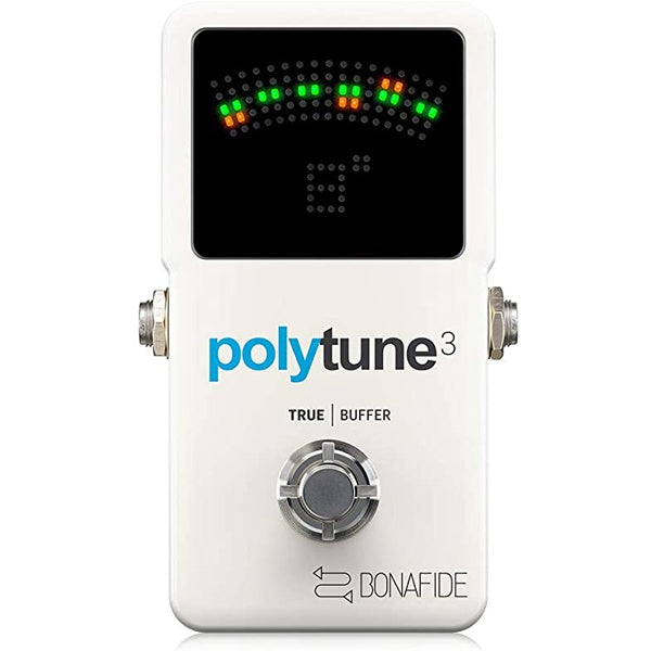 TC Electronic Polytune 3 Ultra-Compact Polyphonic Tuner w/Built-In Buffer