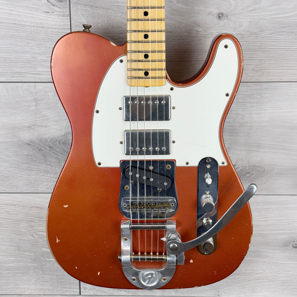 FENDER Custom Shop Limited Edition Masterbuilt Mike Campbell 1972 “Red Dog” Telecaster, Faded Aged Candy Cola ( 1 of 75 Worldwide)