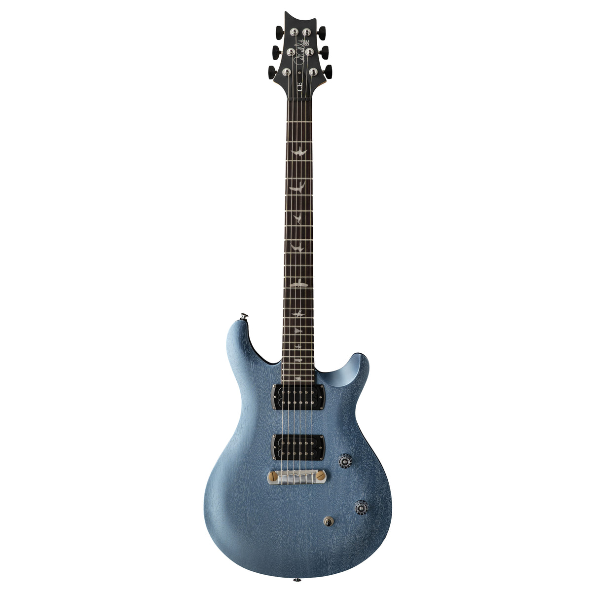 PRS SE CE 24 Standard Stoptail Satin Electric Guitar, Ice Blue Metallic