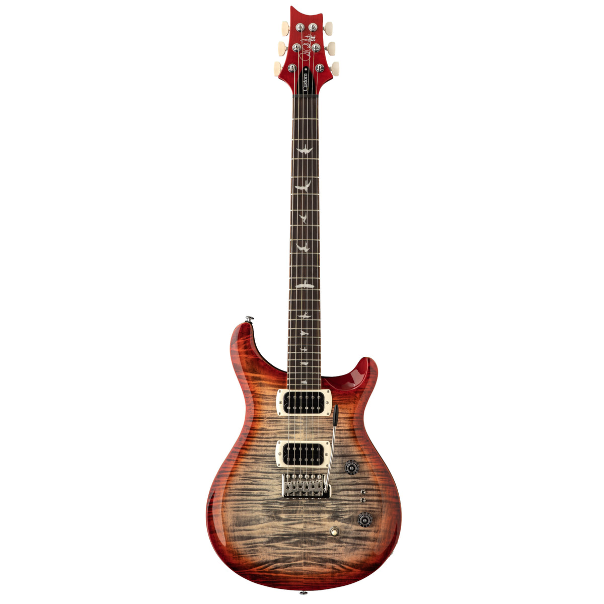PRS SE Custom 24-08, Charcoal Cherry Burst