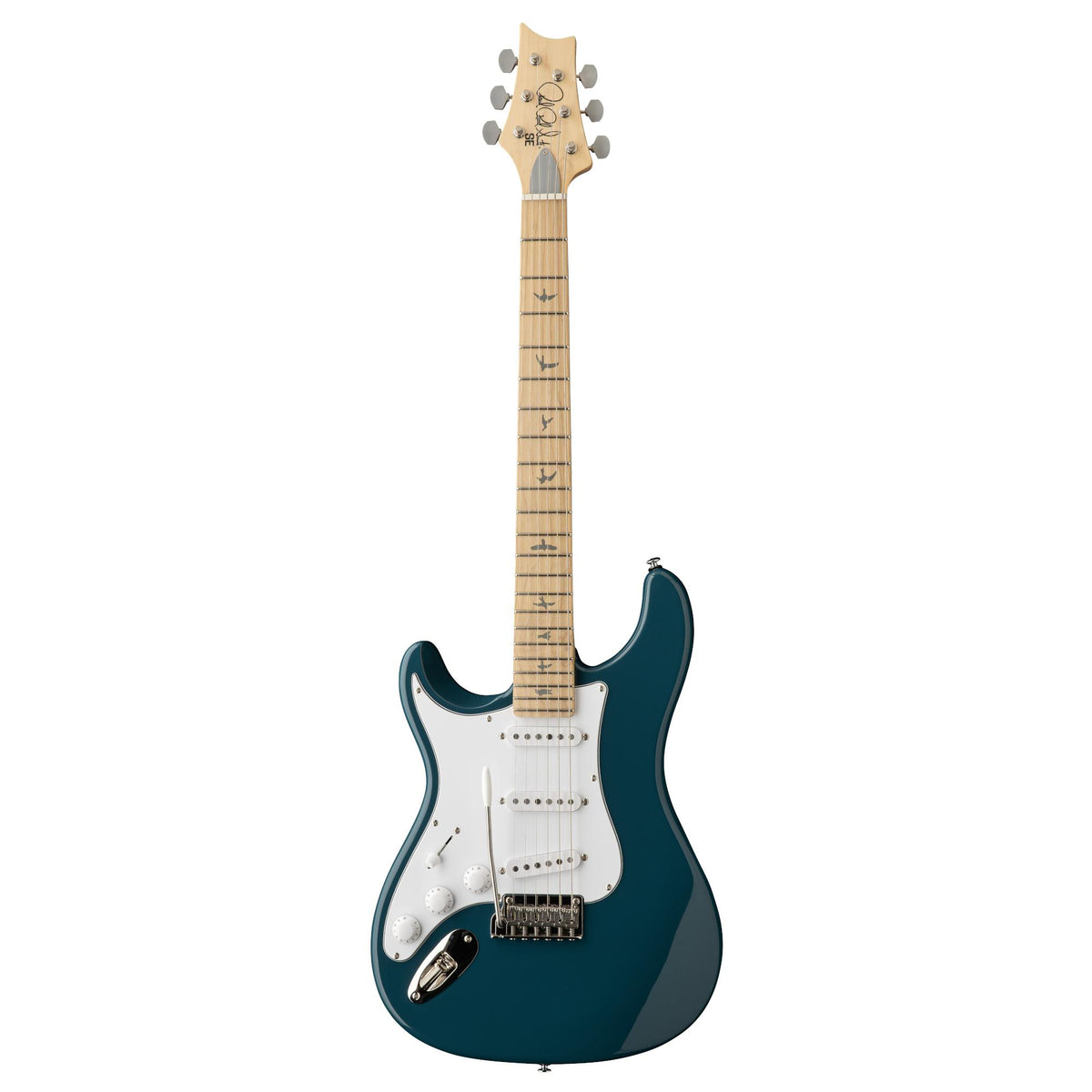 PRS SE Silver Sky Lefty, Nylon Blue
