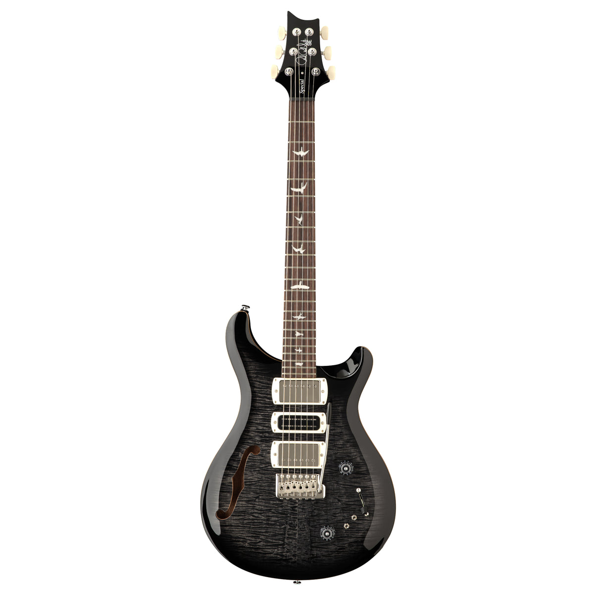 PRS SE Special Semi-Hollow, Charcoal Burst