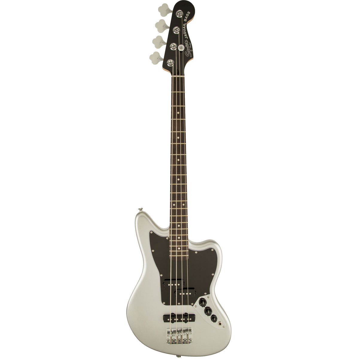 Squier Vintage Modified Jaguar Bass Special SS, Laurel Fingerboard - Silver
