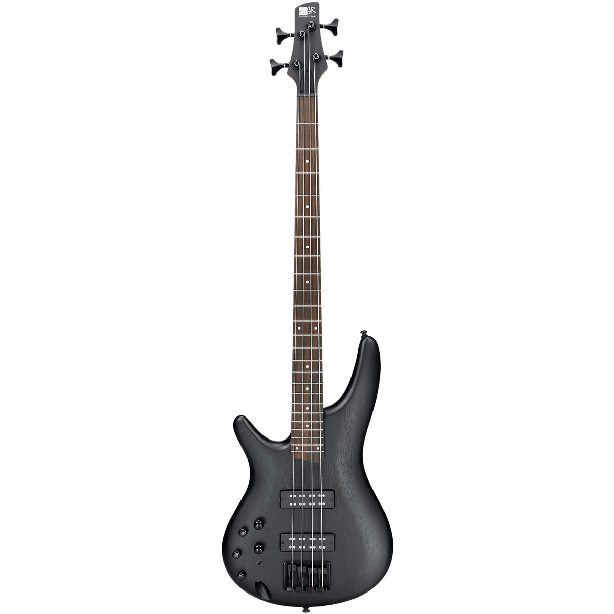 Ibanez SR300EBLWK Left-Handed Bass Guitar, Weathered Black