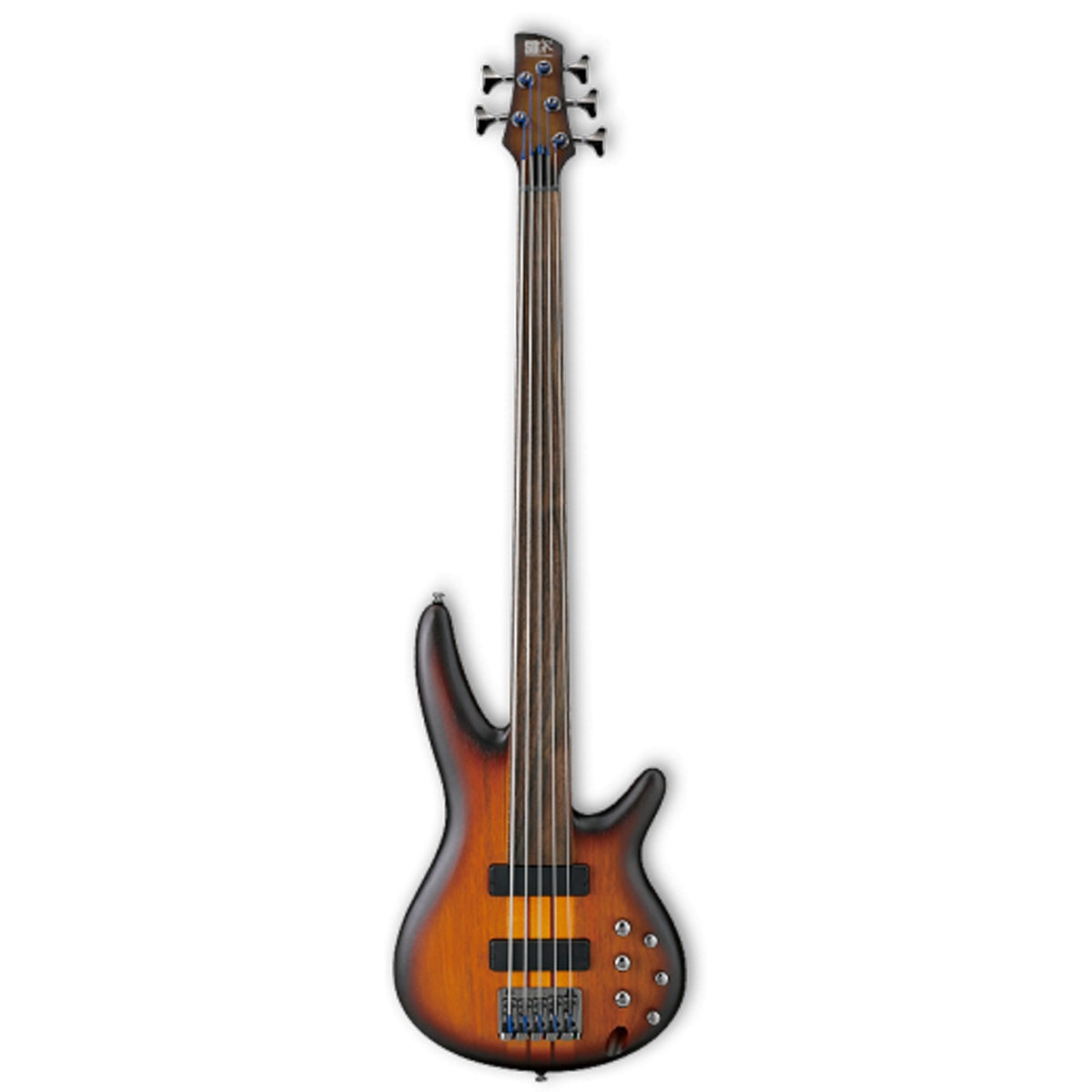 Ibanez SR Fretless 5-String Bass With Piezo - Brown Burst