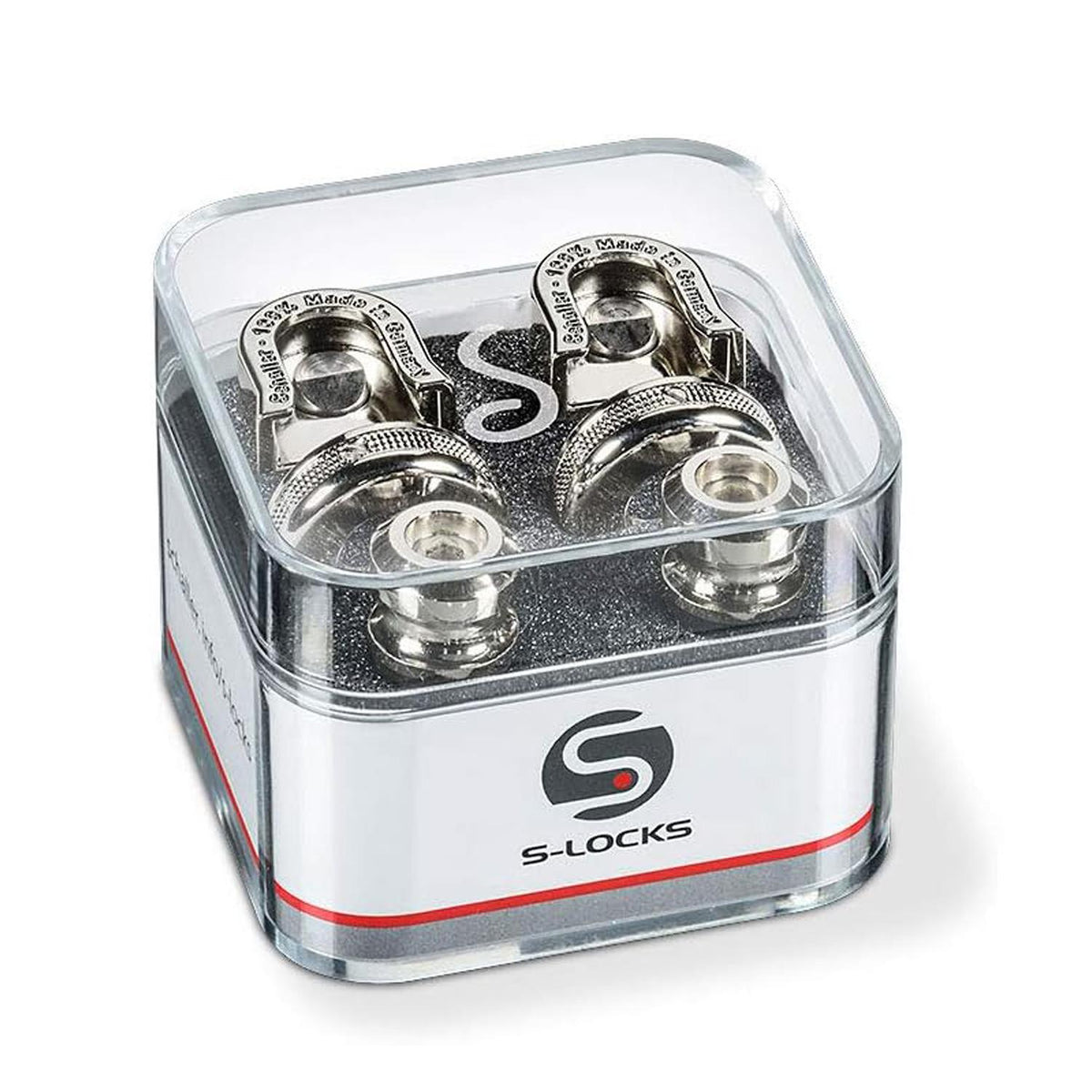Schaller S-Lock Strap Locks - Nickel