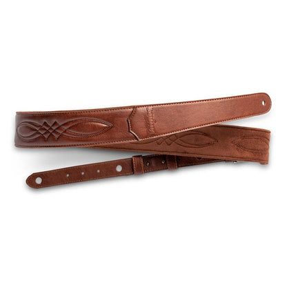 Taylor 2" Vegan Leather Guitar Strap - Medium Brown