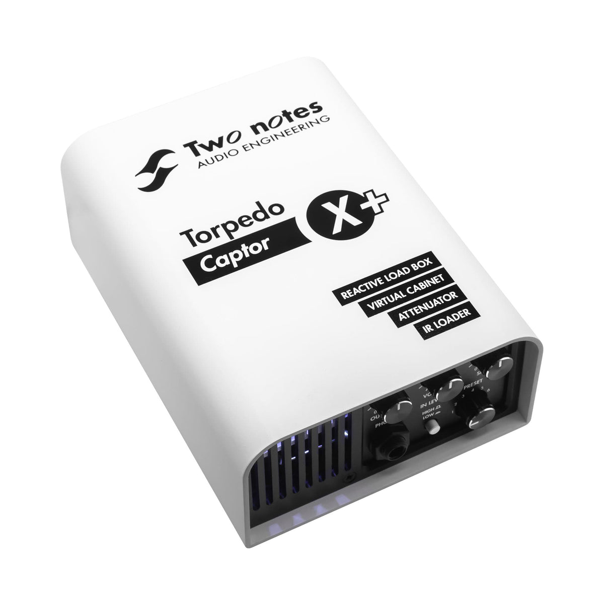 Two Notes Torpedo Captor X+ Reactive Loadbox, Attenuator, DynIR Engine, IR Loader & Stereo Expander