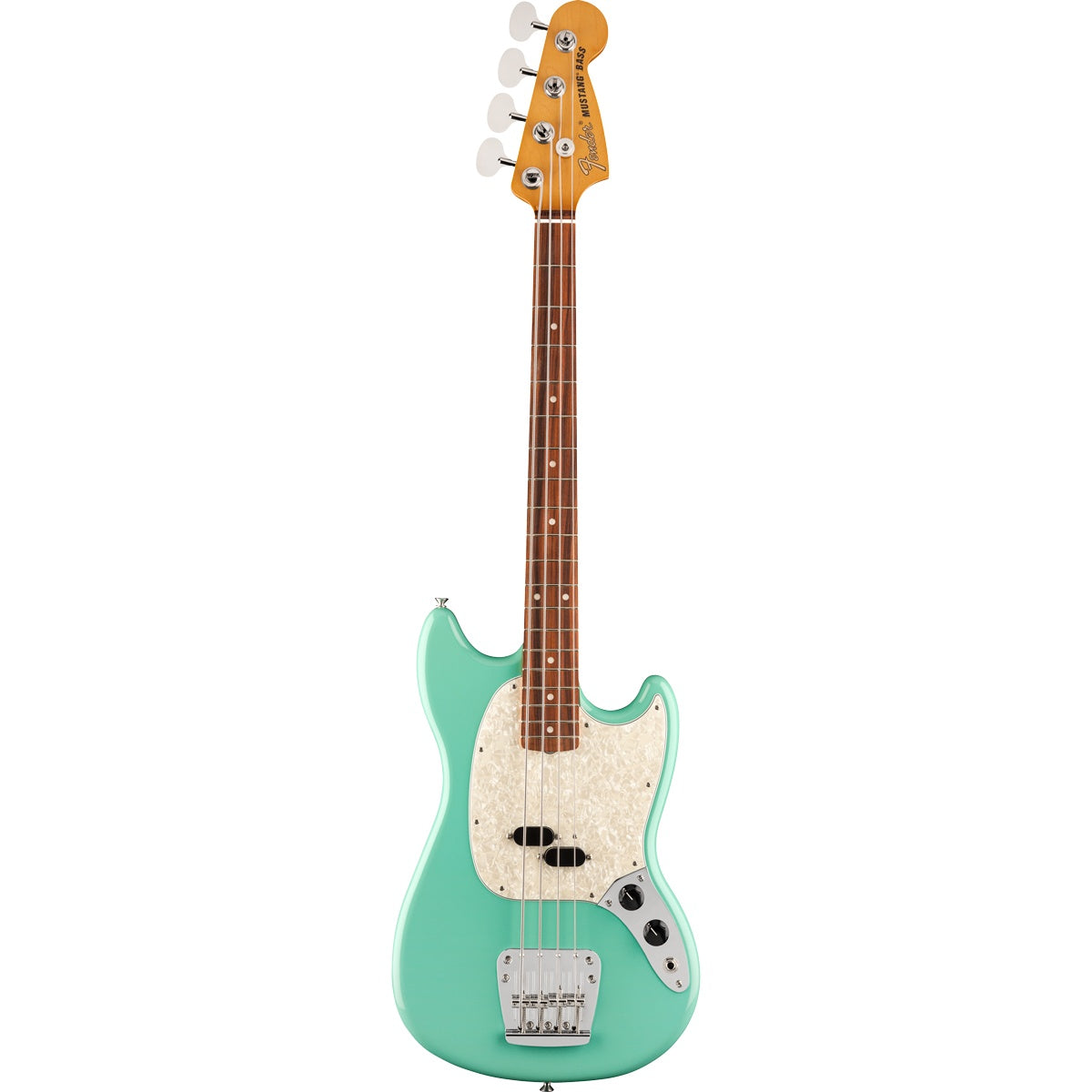 Fender Vintera '60s Mustang Bass, Pau Ferro Fingerboard - Seafoam Green