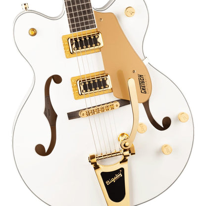 Gretsch G5422TG Electromatic® Classic Hollow Body Double-Cut with Bigsby® and Gold Hardware, Laurel Fingerboard, Snowcrest White