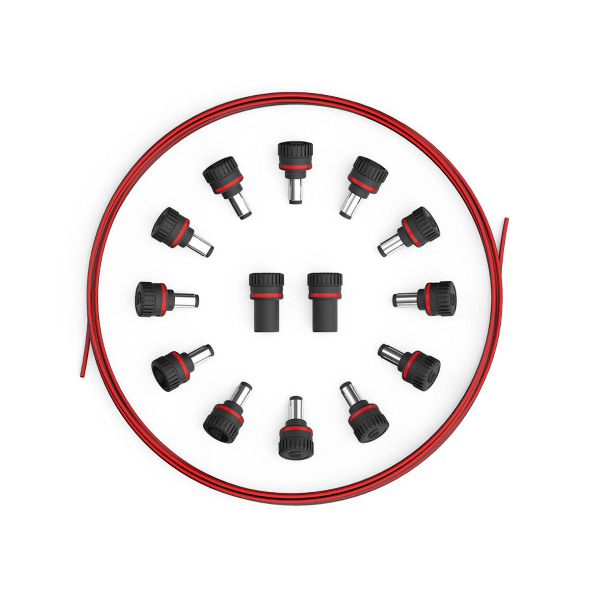 D'ADDARIO XPND DIY Power Cable Kit - 12 Male Plugs