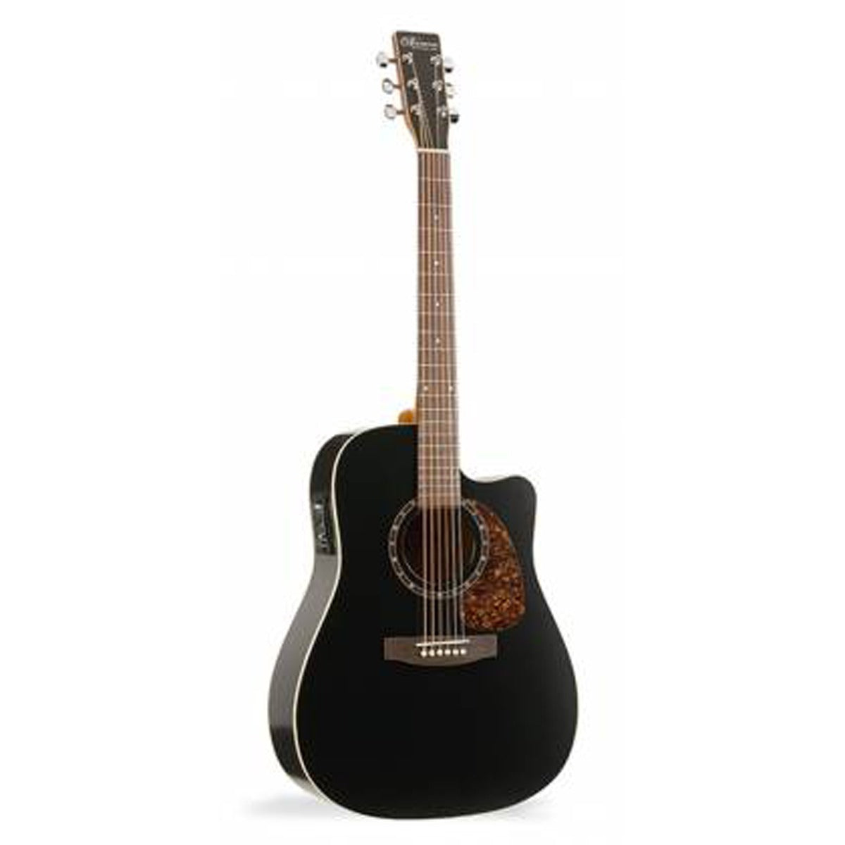 Norman Protege B18 CW Cedar Black Presys Acoustic Electric Guitar Cutaway 6-String Solid Cedar Top