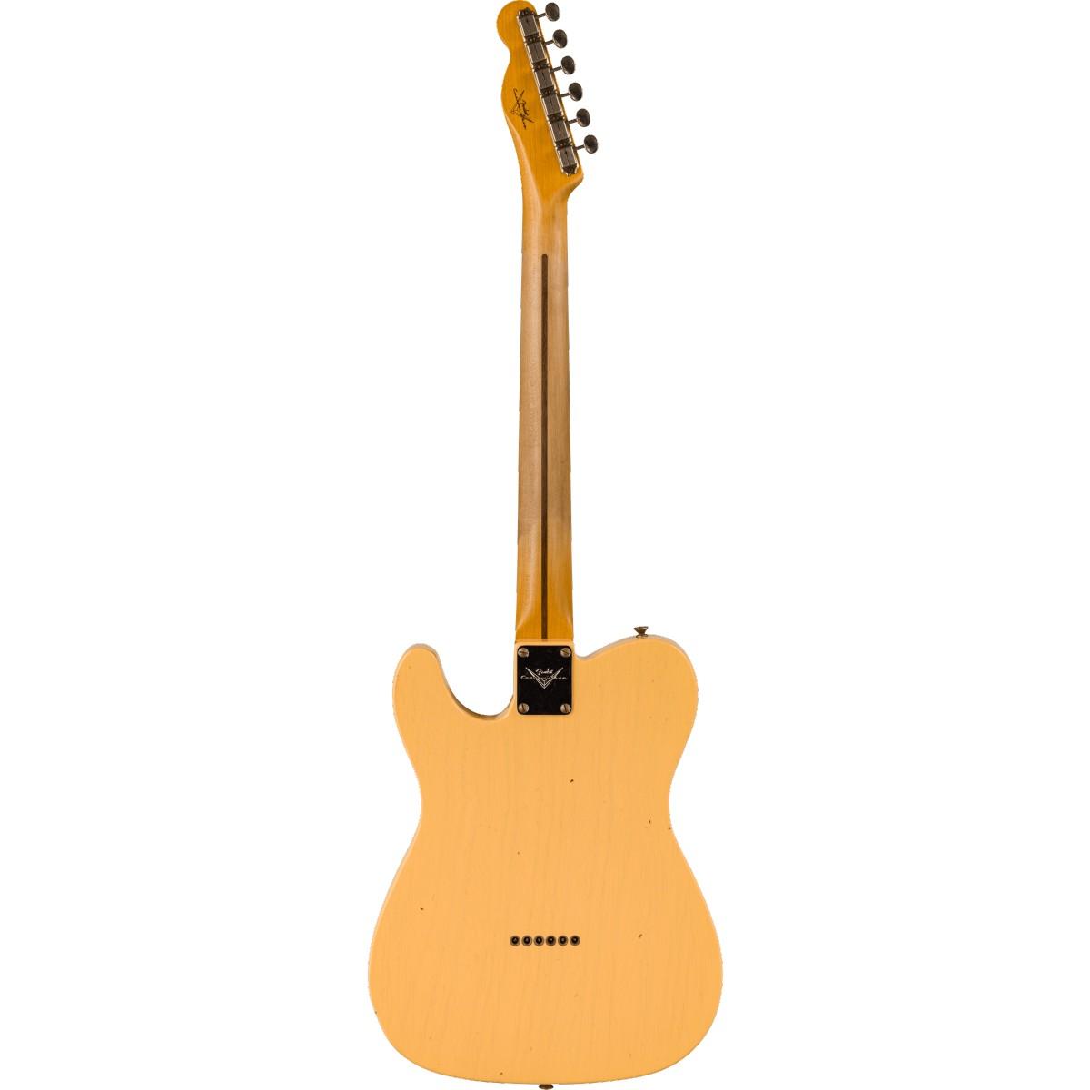 Fender Custom Shop 1950 Double Esquire® Journeyman Relic®, 1-Piece Rift Sawn Maple Neck, Nocaster® Blonde