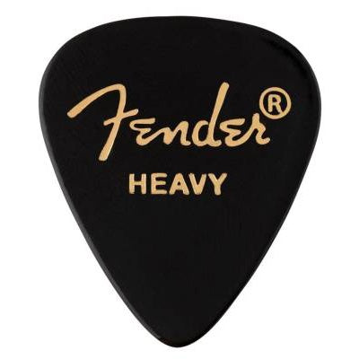 Fender 351 Shape Premium Picks, Heavy - Black, 12