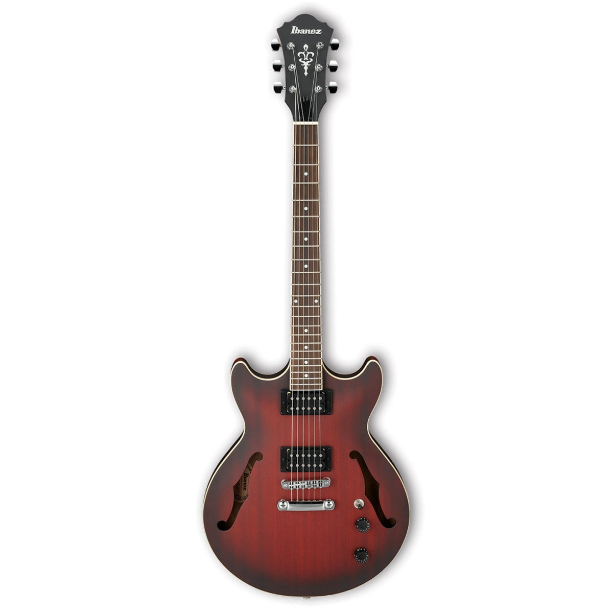 Ibanez Artcore AM Semi Hollowbody Guitar AM53-SRF  - Sunburst Red Flat