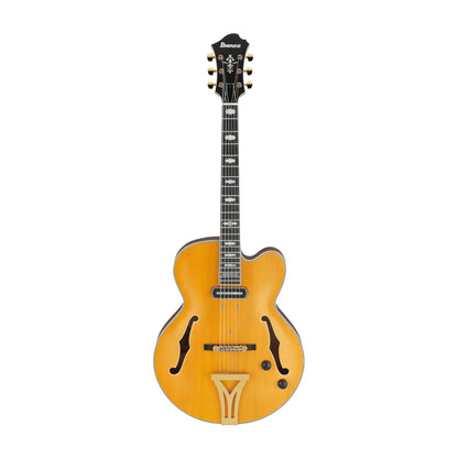 IBANEZ PM3CNAL Pat Metheny Signature Hollow-Body Guitar, Natural Amber Low Gloss