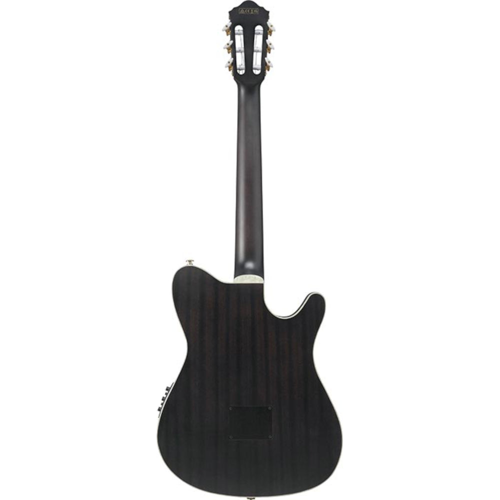 Ibanez Tim Henson Signature Nylon Guitar Left Hand, Transparent Black Flat