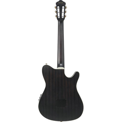 Ibanez Tim Henson Signature Nylon Guitar Left Hand, Transparent Black Flat
