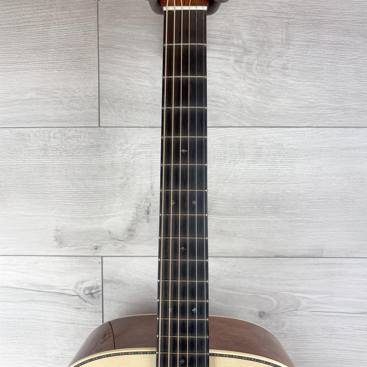 MARTIN Custom D14F, Quilt Bubinga Acoustic Guitar, Natural