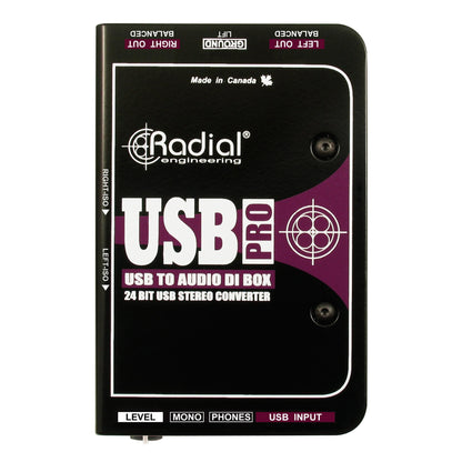 RADIAL USB-Pro Stereo USB DI